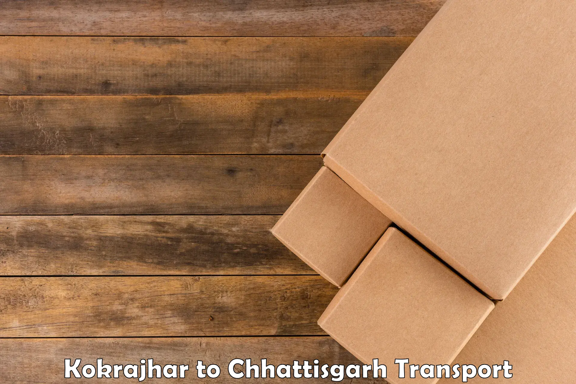 Two wheeler parcel service Kokrajhar to Ramanujganj