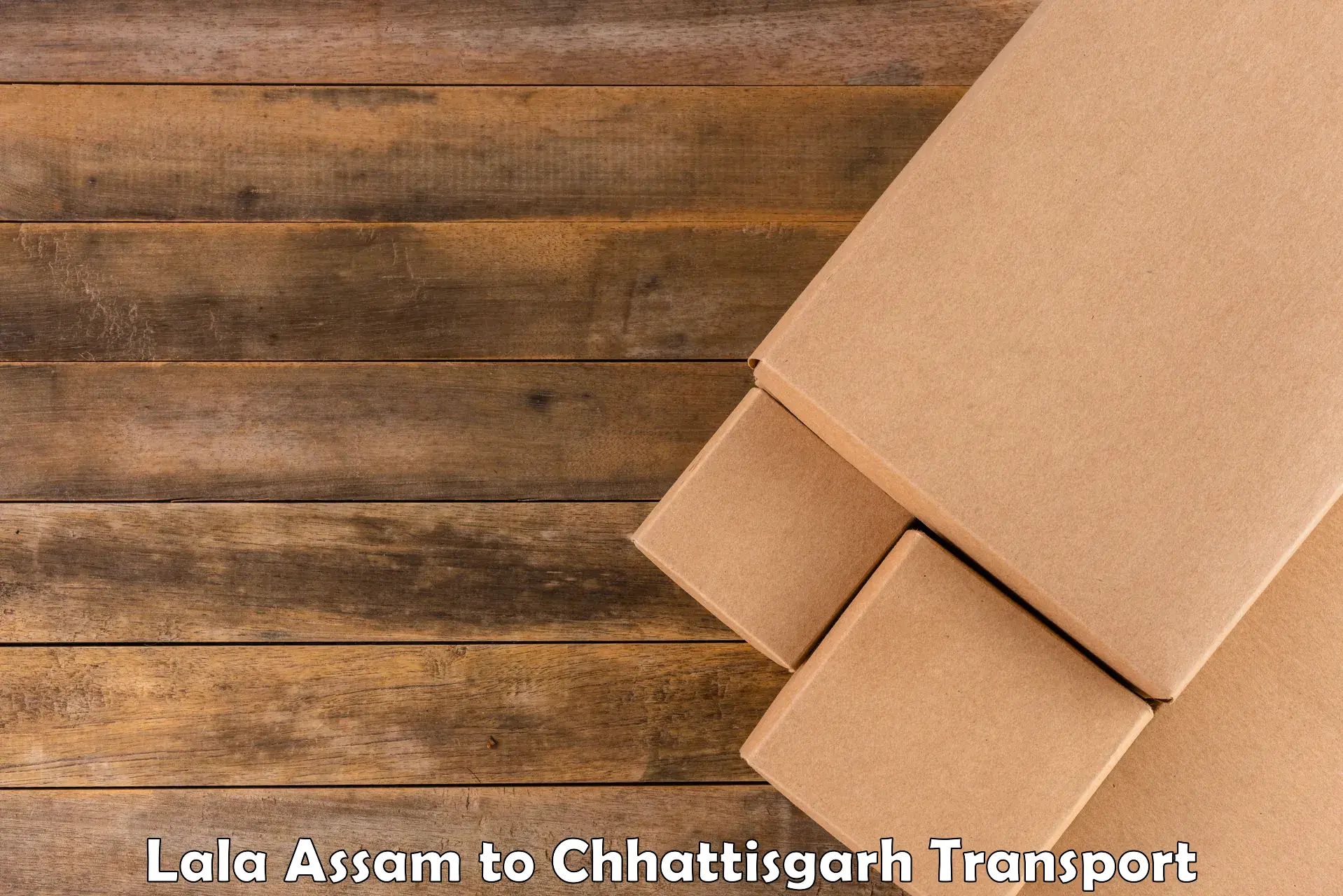 Package delivery services Lala Assam to Pathalgaon