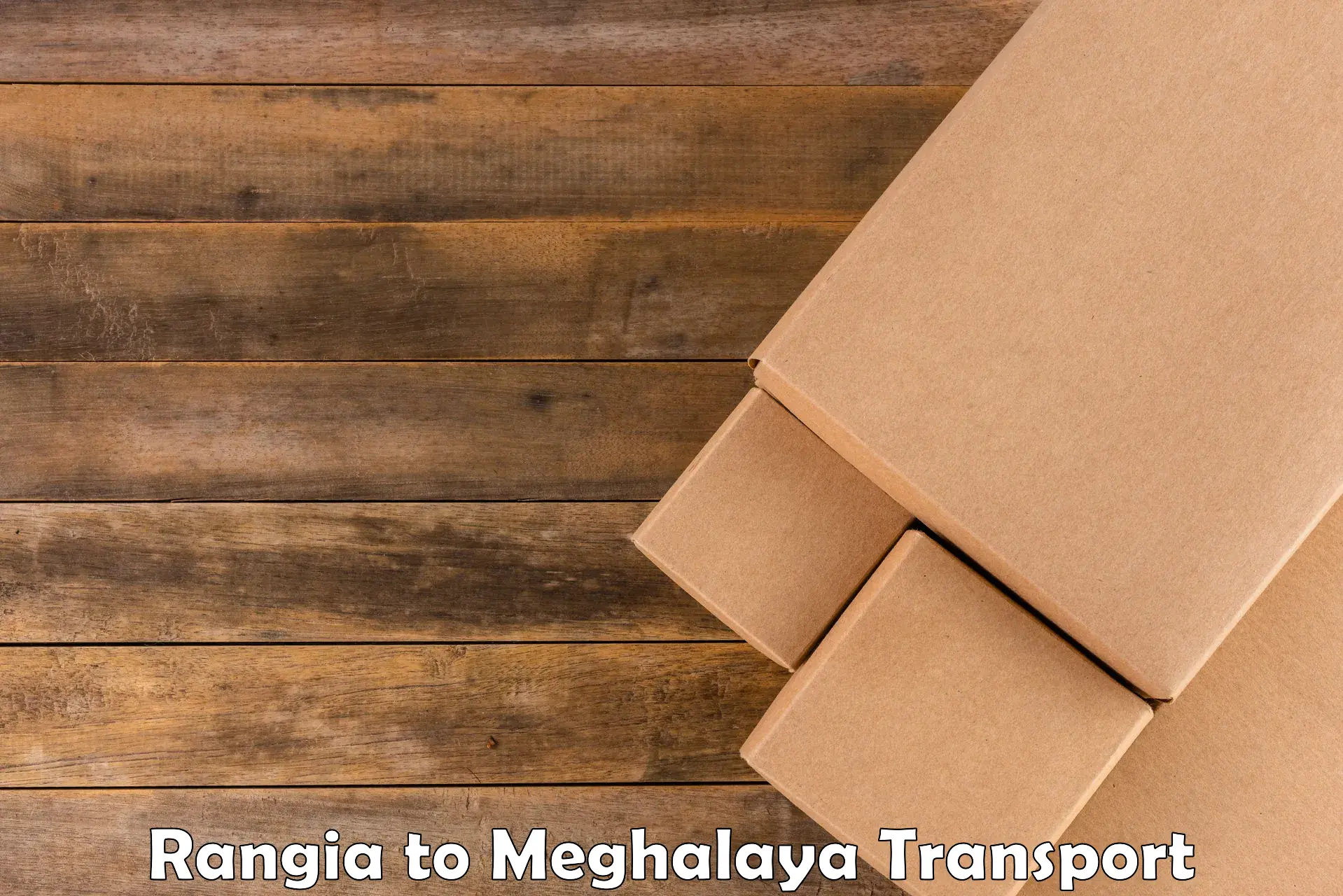 Package delivery services in Rangia to Cherrapunji