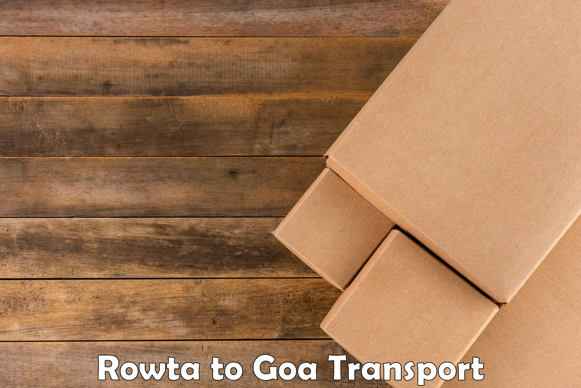 Two wheeler transport services Rowta to Vasco da Gama