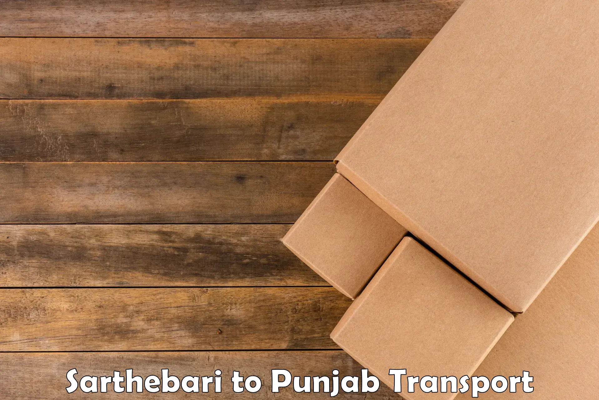 Material transport services Sarthebari to Nabha