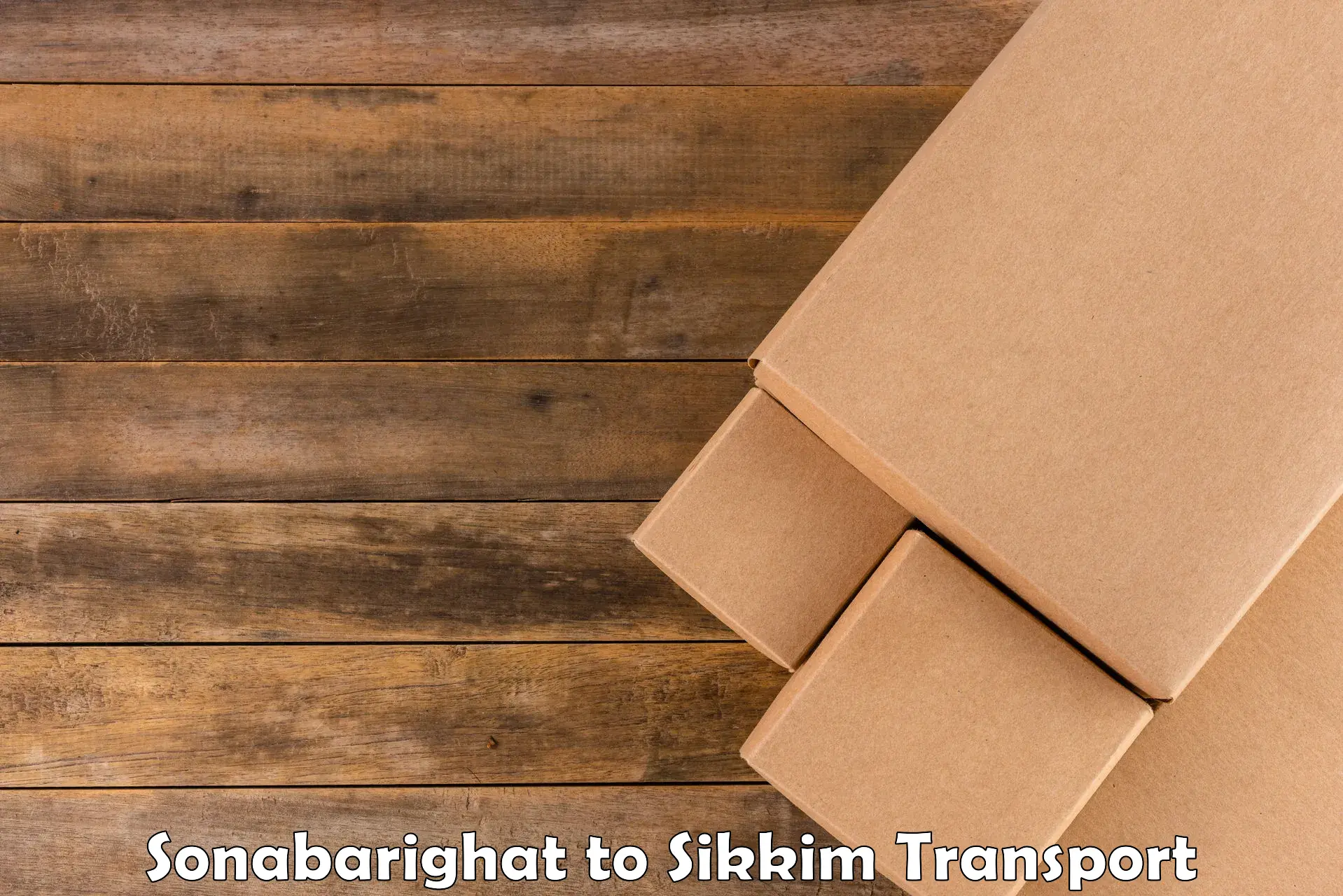 Road transport online services Sonabarighat to Sikkim