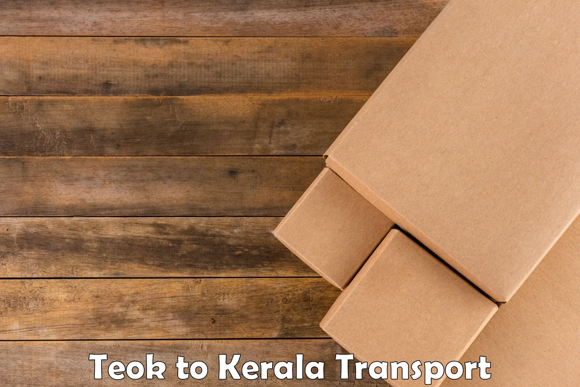 Truck transport companies in India Teok to Poojapura