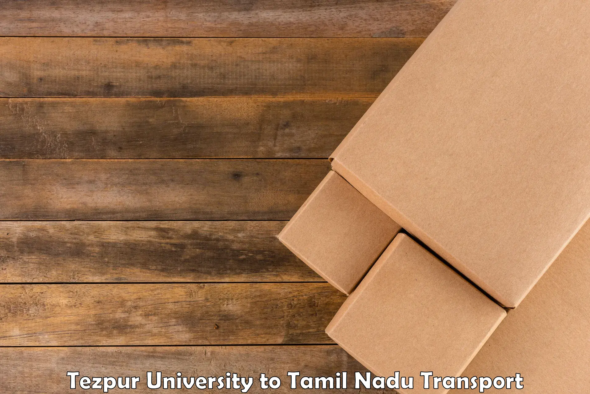 Nearest transport service Tezpur University to Tiruchirappalli