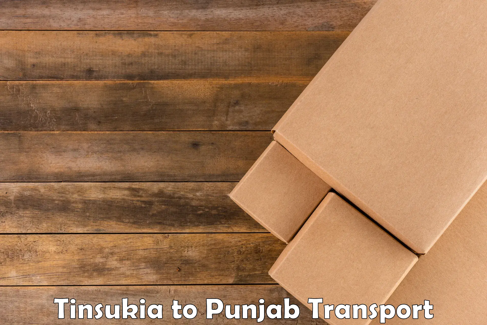 Online transport service Tinsukia to Gurdaspur