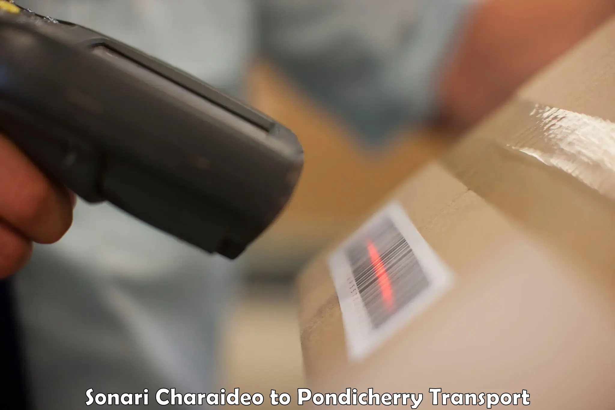 Parcel transport services in Sonari Charaideo to Pondicherry