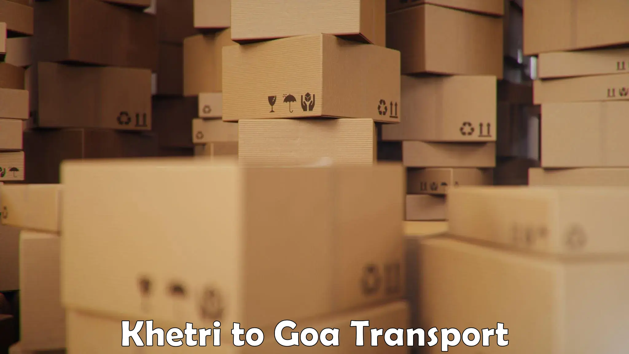 Furniture transport service in Khetri to Goa