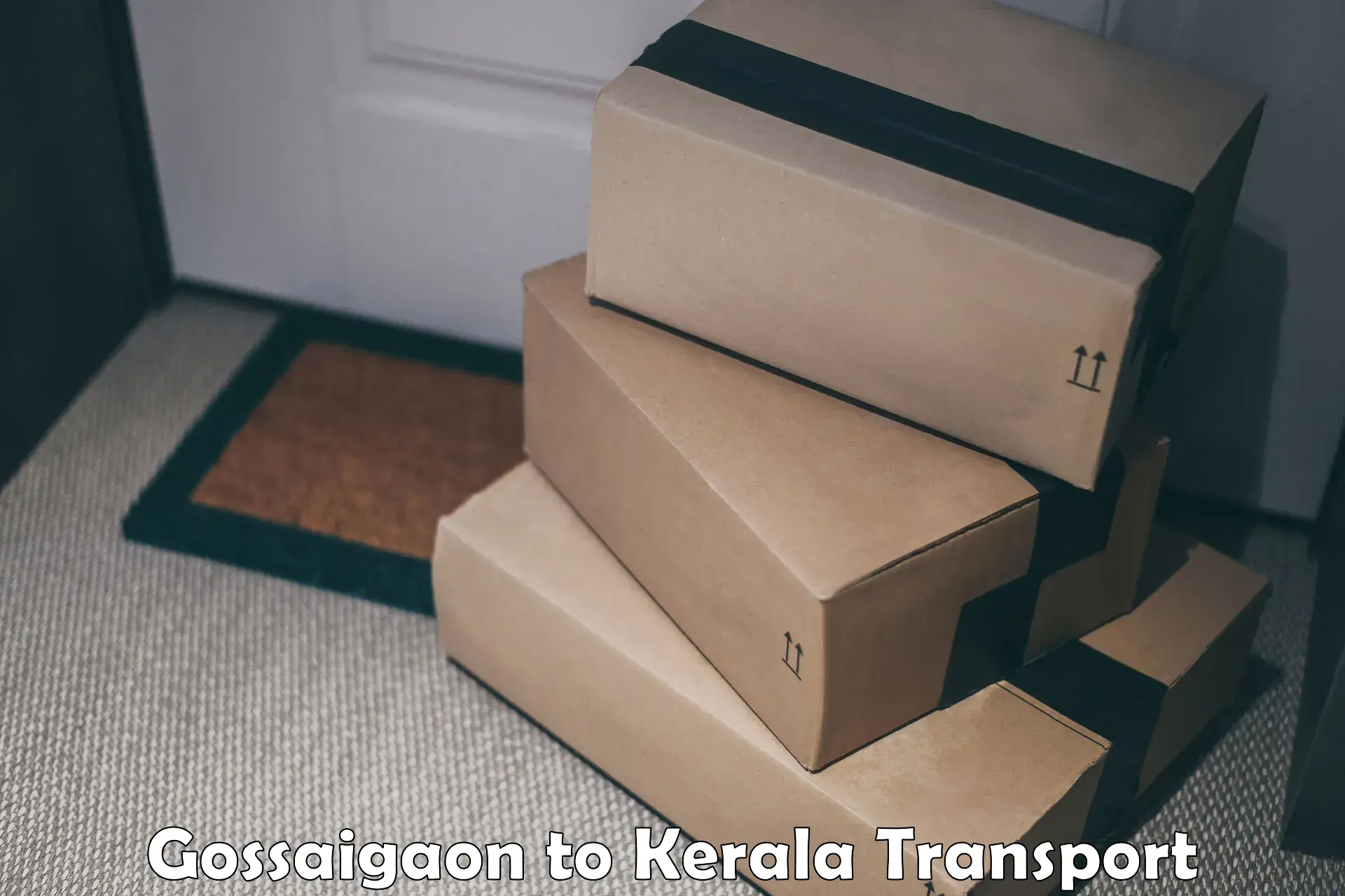 Two wheeler parcel service Gossaigaon to Guruvayur