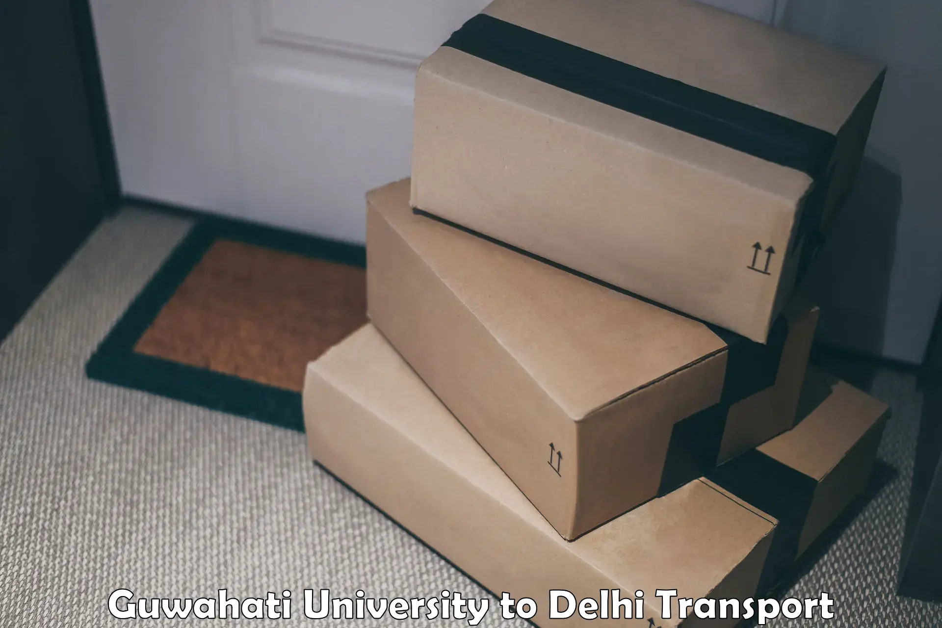 Logistics transportation services in Guwahati University to University of Delhi